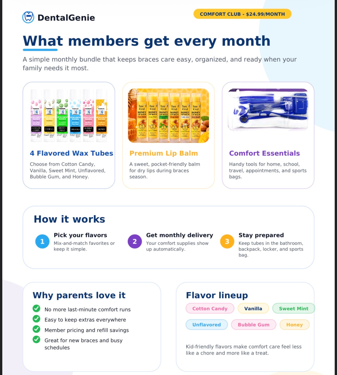 Braces Wax Club-Comfort Subscripton (MOST POPULAR)