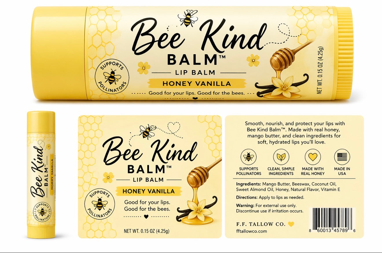 Save the Bees Honey Lips-Bee Kind