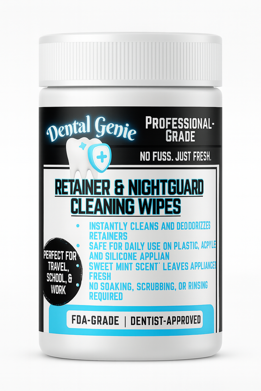 Retainer & Nightguard Cleaning Wipes
